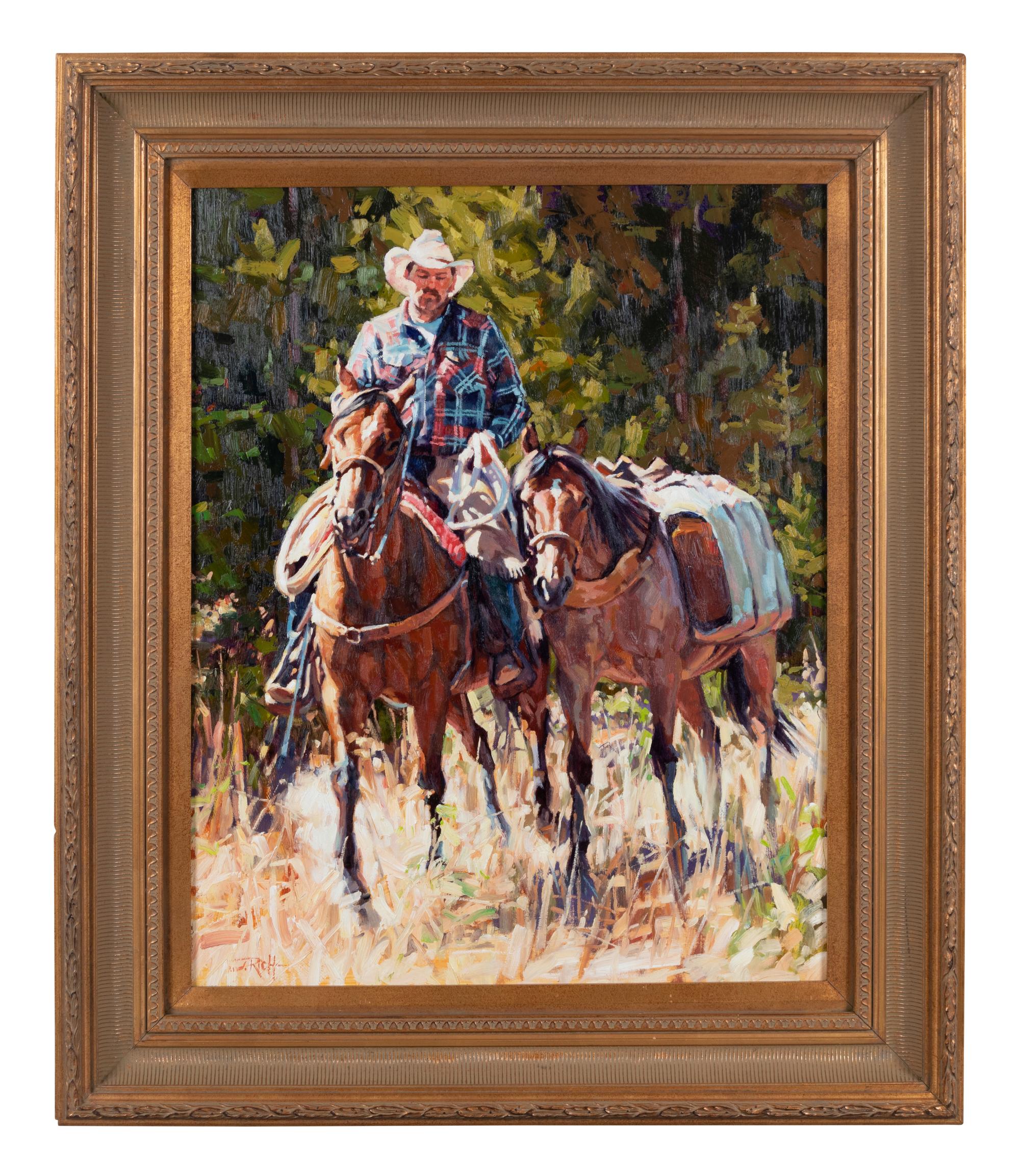Cowboy on Horseback