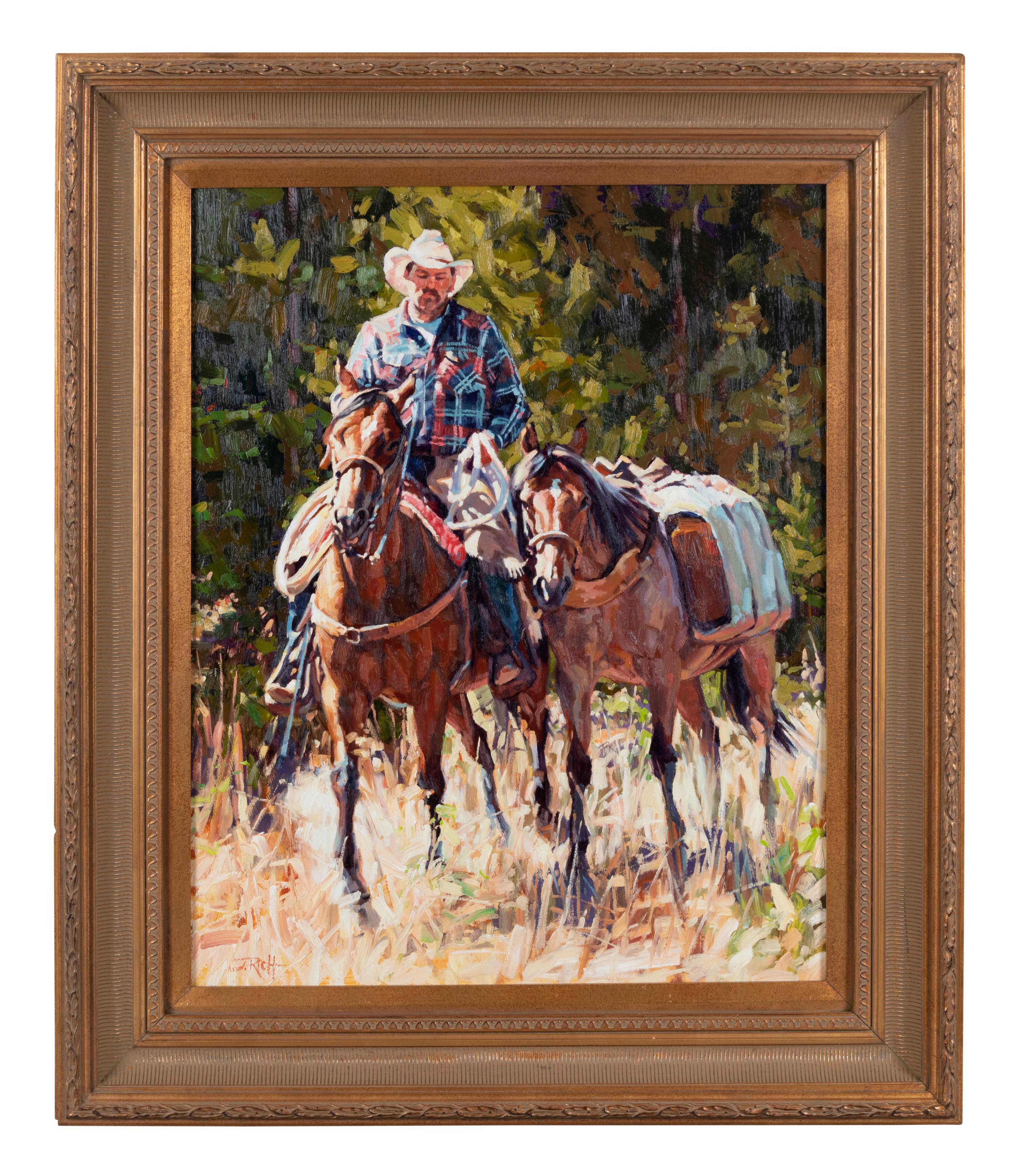 Cowboy on Horseback