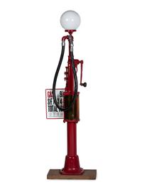 A Previsible Gasoline Pump With Globe