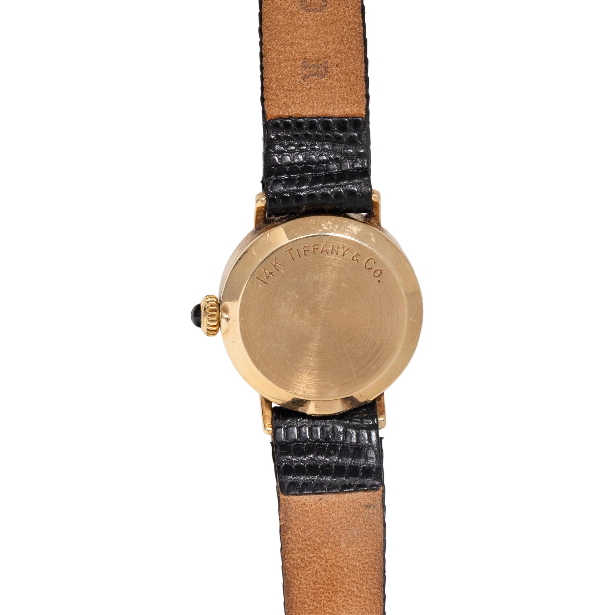 TIFFANY & CO., 14K YELLOW GOLD WATCH