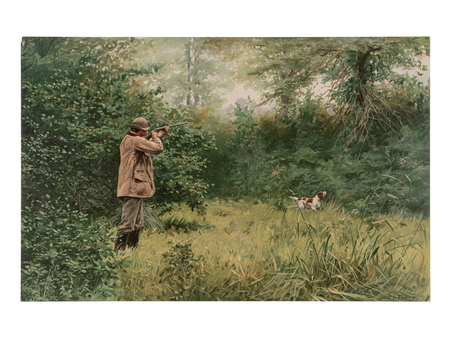 [SPORTING]. FROST, Arthur Burdett (1851-1928). Shooting Pictures. New York: Charles Scribner's Sons, [1895].
