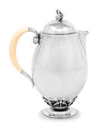 A Georg Jensen Silver Coffee Pot