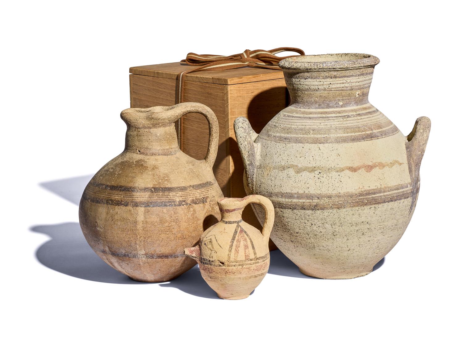 Three Cypriot Terracotta Vessels