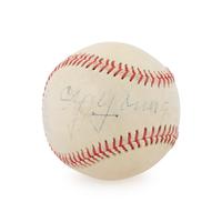 A Cy Young Signed Autograph Baseball (Beckett Authentication Services Letter)
