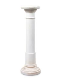 An Italian Carrara Marble Pedestal