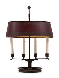 A French Tôle Bouillotte Lamp