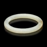 A Chinese Carved Jade Bangle