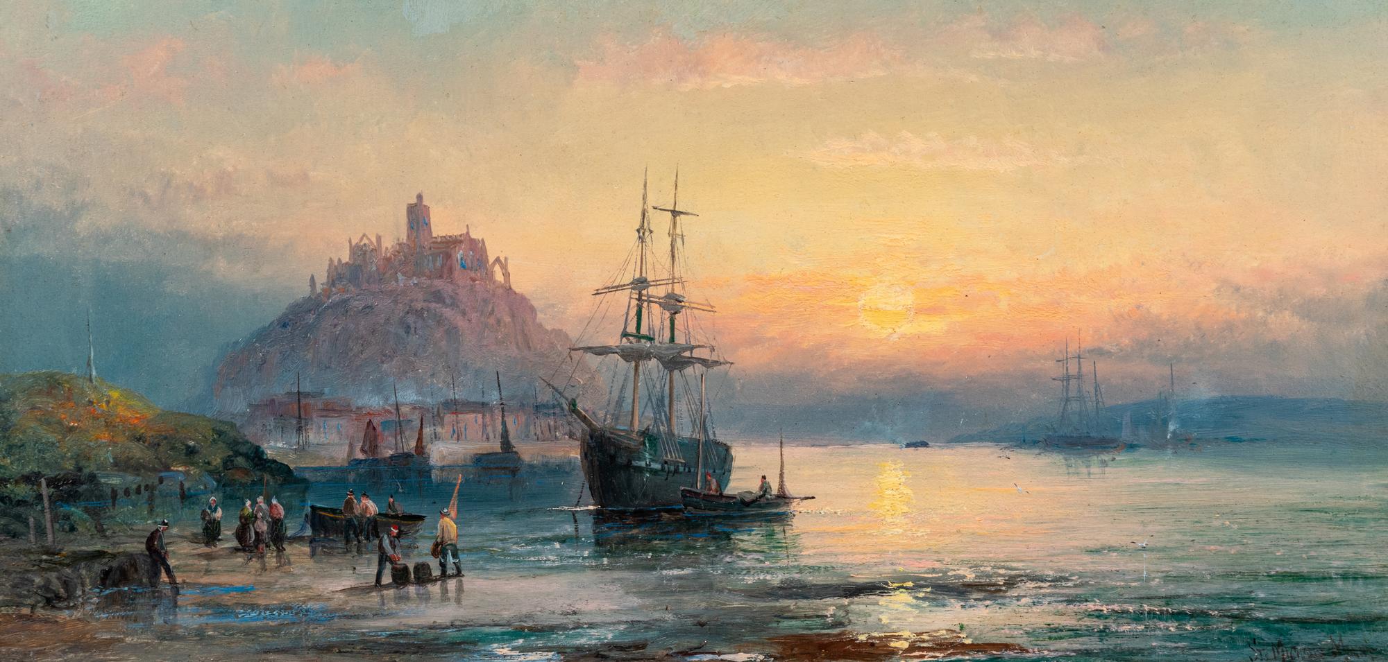St. Michael's Mount and Norfolk Coast (a pair of works)