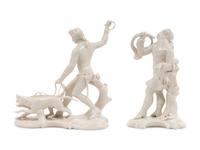 Two Nymphenburg Porcelain Figural Groups