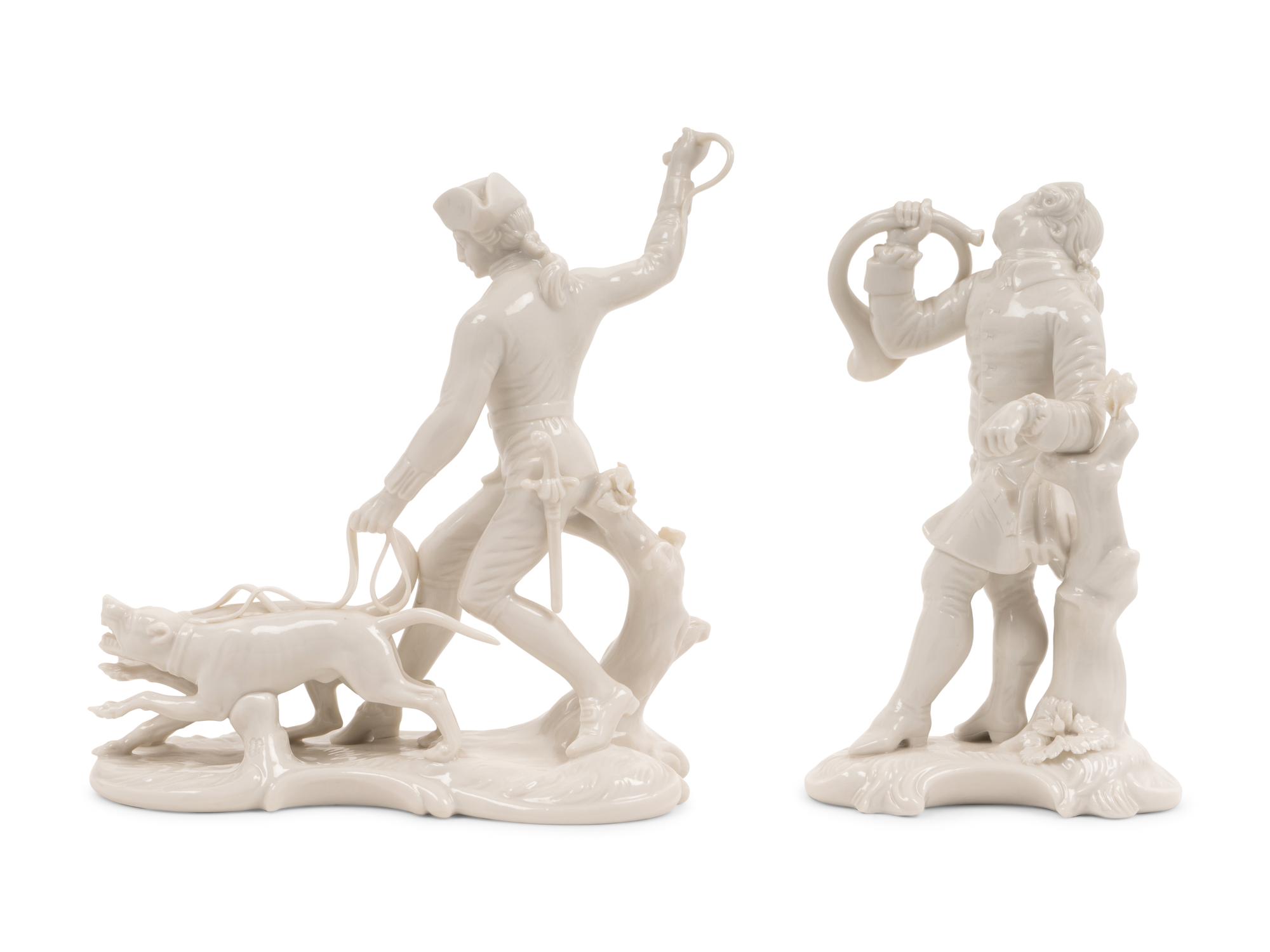 Two Nymphenburg Porcelain Figural Groups
