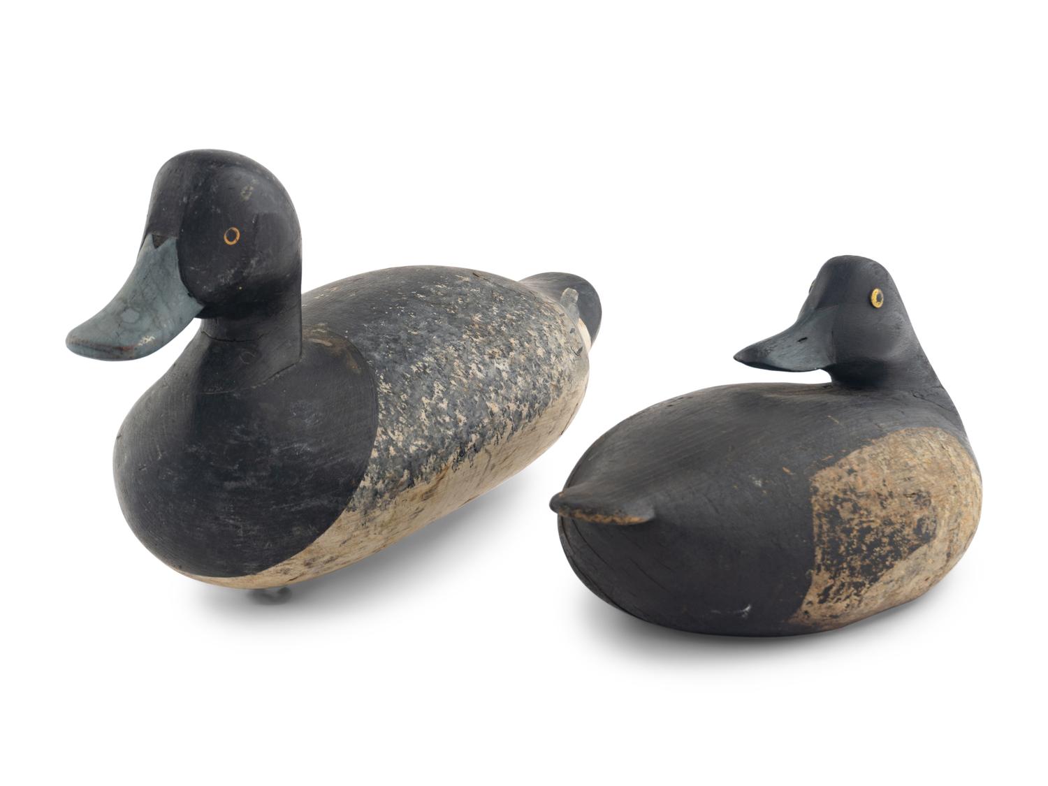 Two Carved and Painted Wood Decoys