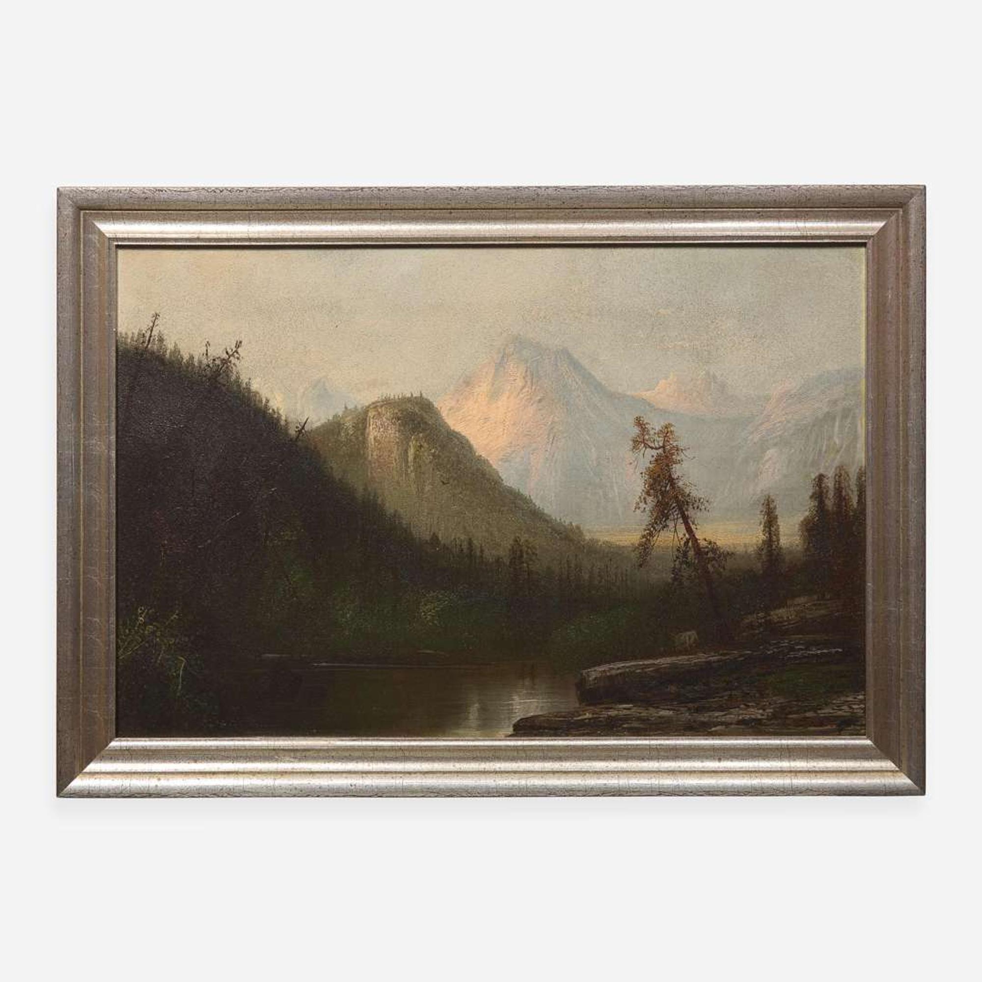 Henry Arthur Elkins (American, 1847-1884) Mountain Landscape