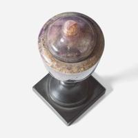 A George III blue-john urn late 18th / early 19th century