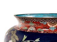A Large Cloisonné Jardinière and Stand