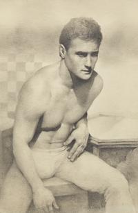 John B. Lear (American, 1910-2008) — Drawing of J.Z. , 1988