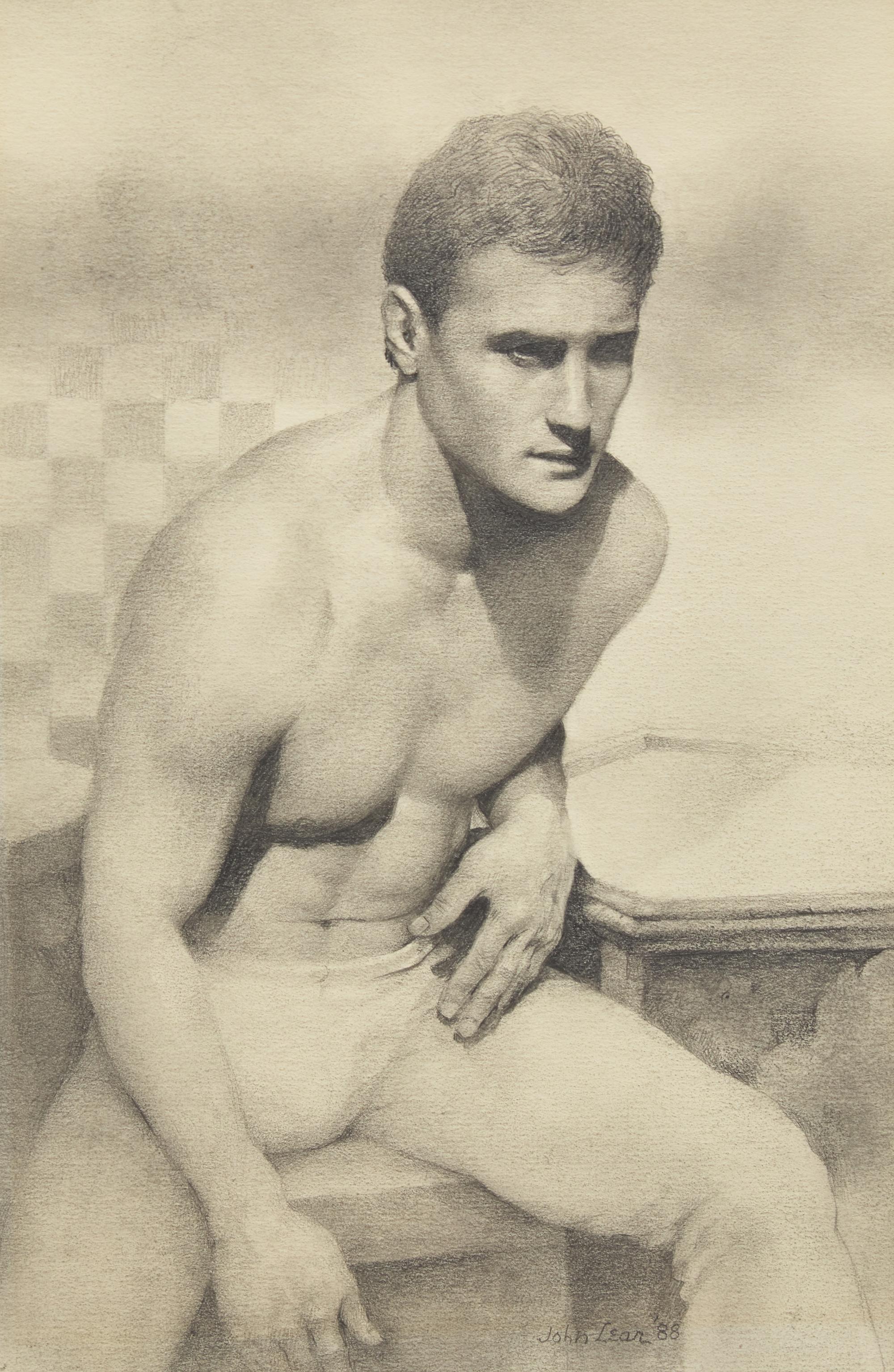 John B. Lear (American, 1910-2008) — Drawing of J.Z. , 1988