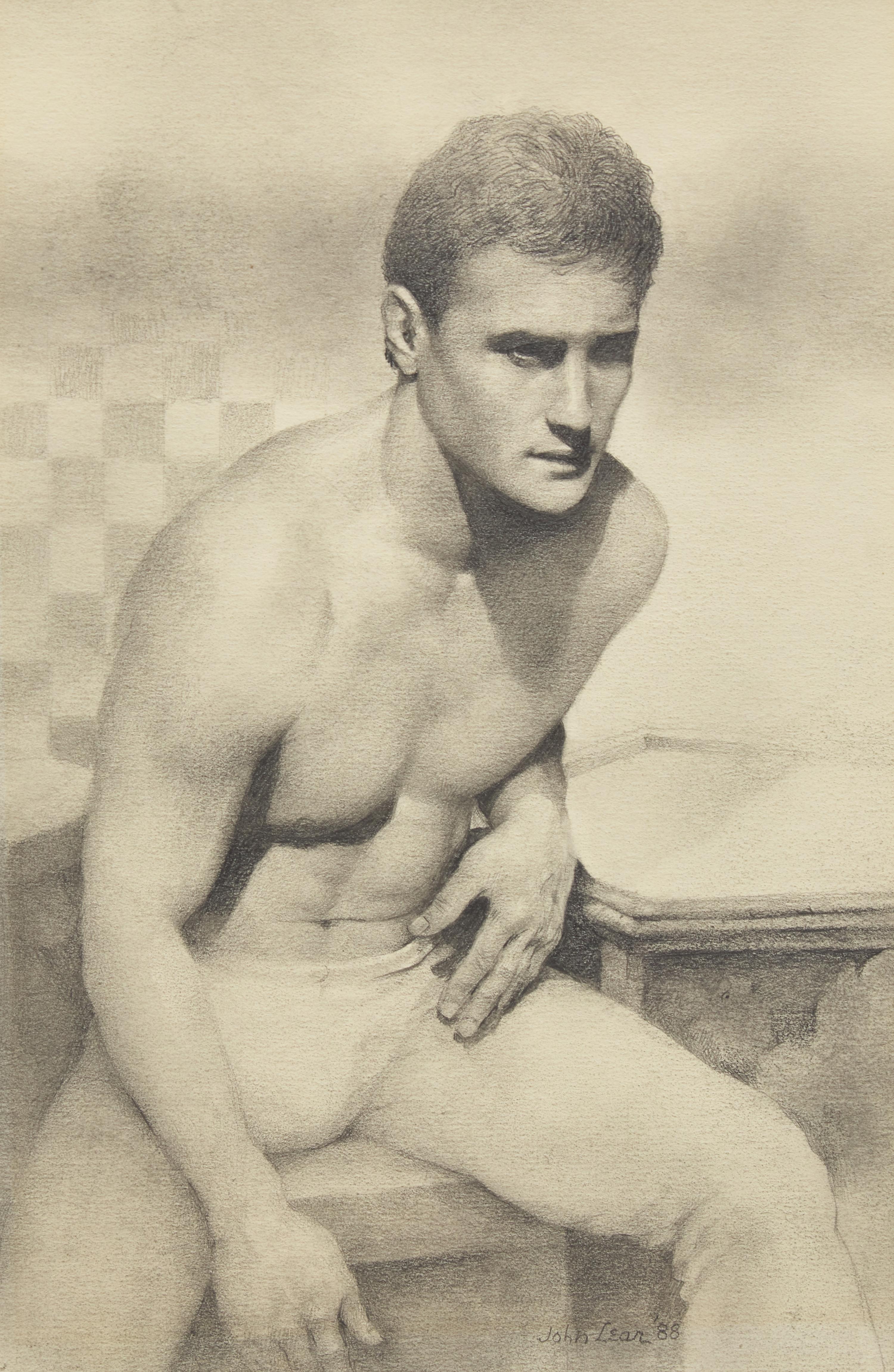 John B. Lear (American, 1910-2008) — Drawing of J.Z. , 1988