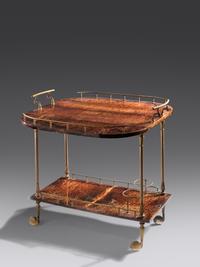 Drop-Leaf Bar Cart