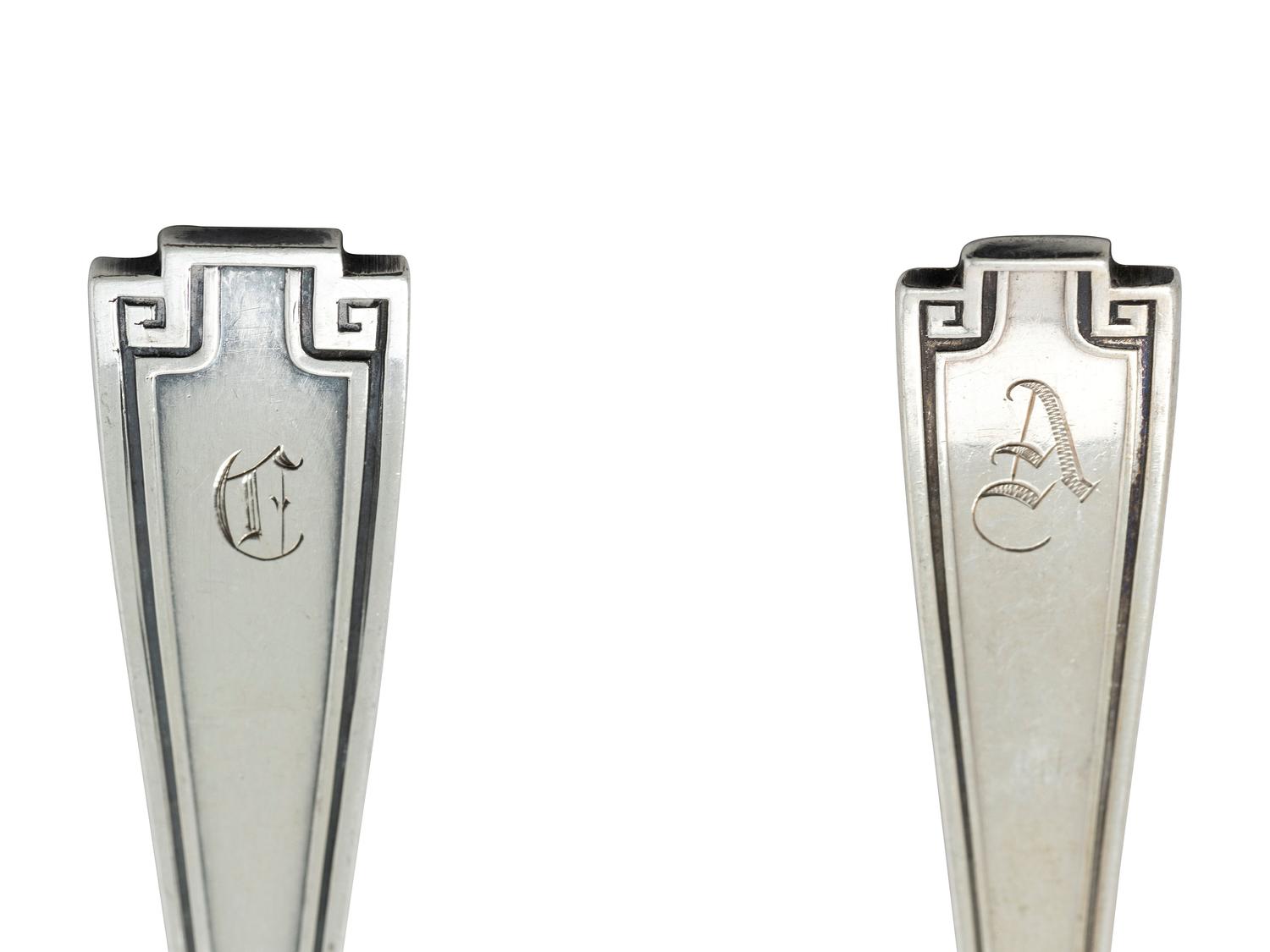 An American Silver Flatware Service