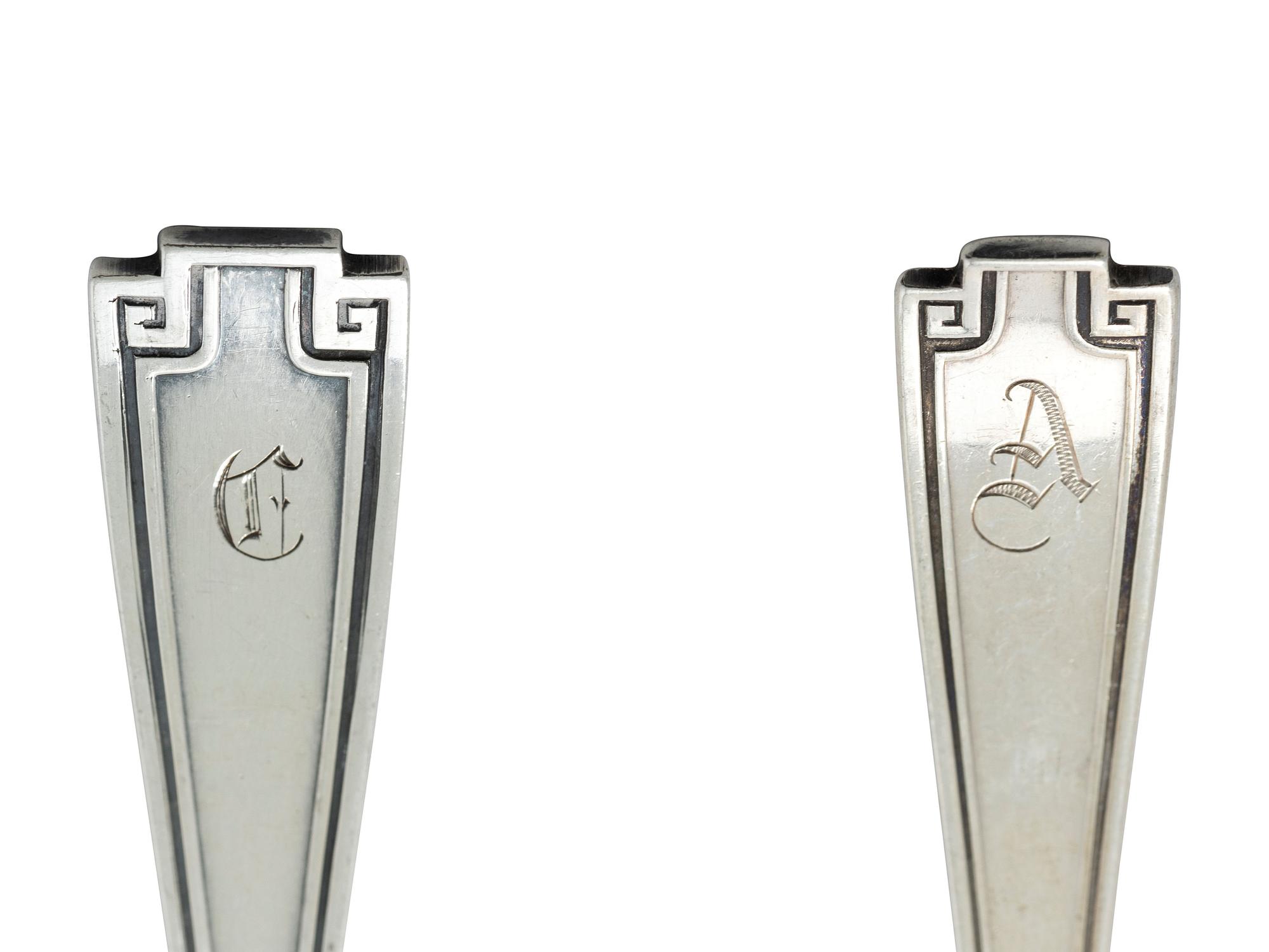 An American Silver Flatware Service