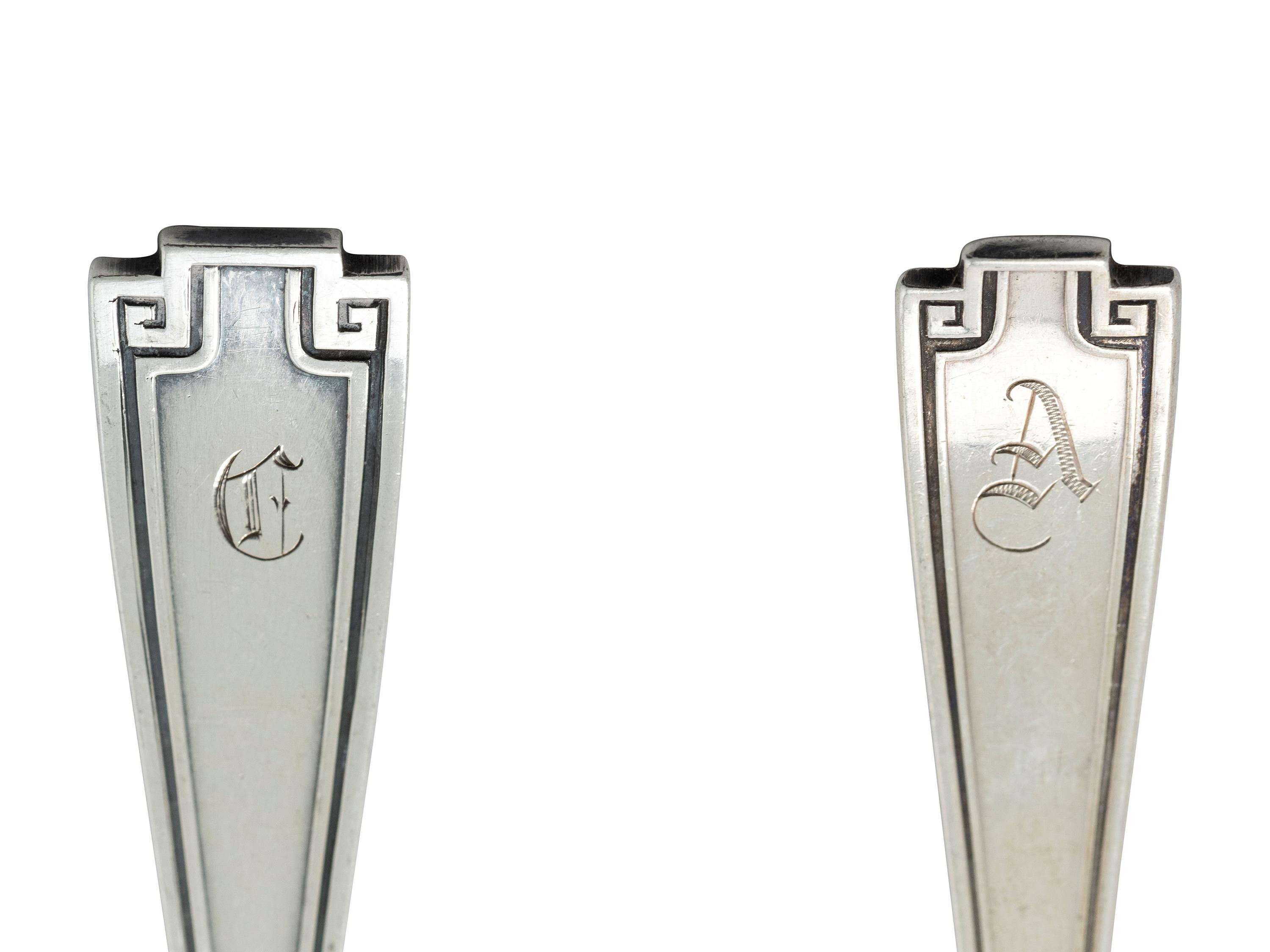 An American Silver Flatware Service