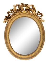 A French Carved Giltwood Mirror