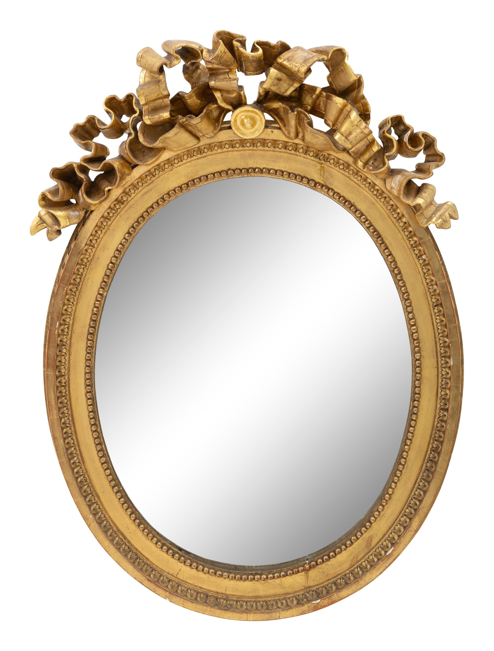 A French Carved Giltwood Mirror