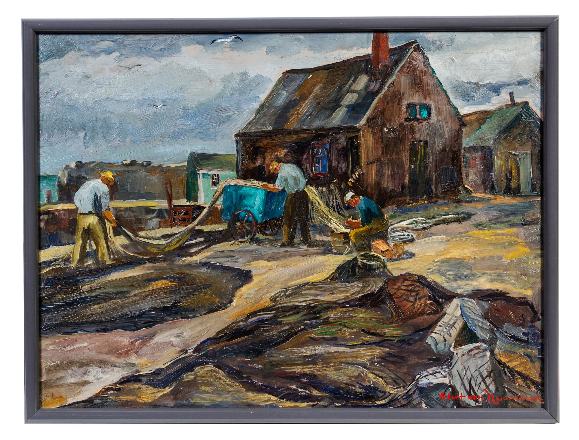 Robert von Neumann, (American/German, 1888-1976), Three Men Working