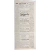 W.F. Doc Carver, CDV, Program, and Newspaper Clipping