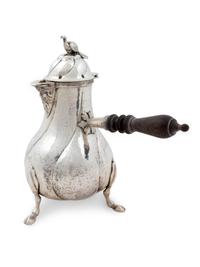 An Italian Silver Coffee Pot — 19th Century