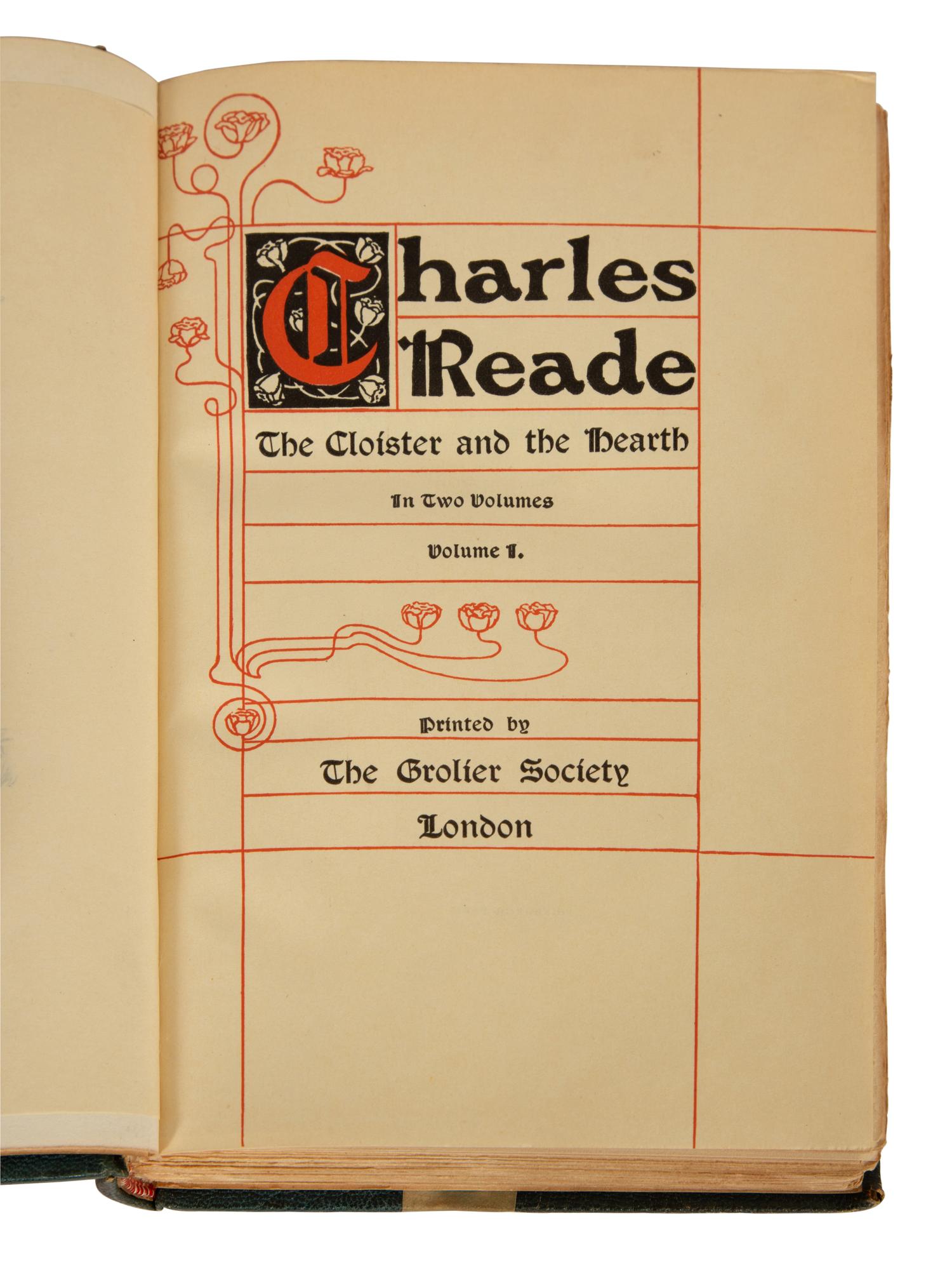 BINDINGS: Works of Charles Read , Autograph Edition, 21/5025 Volumes