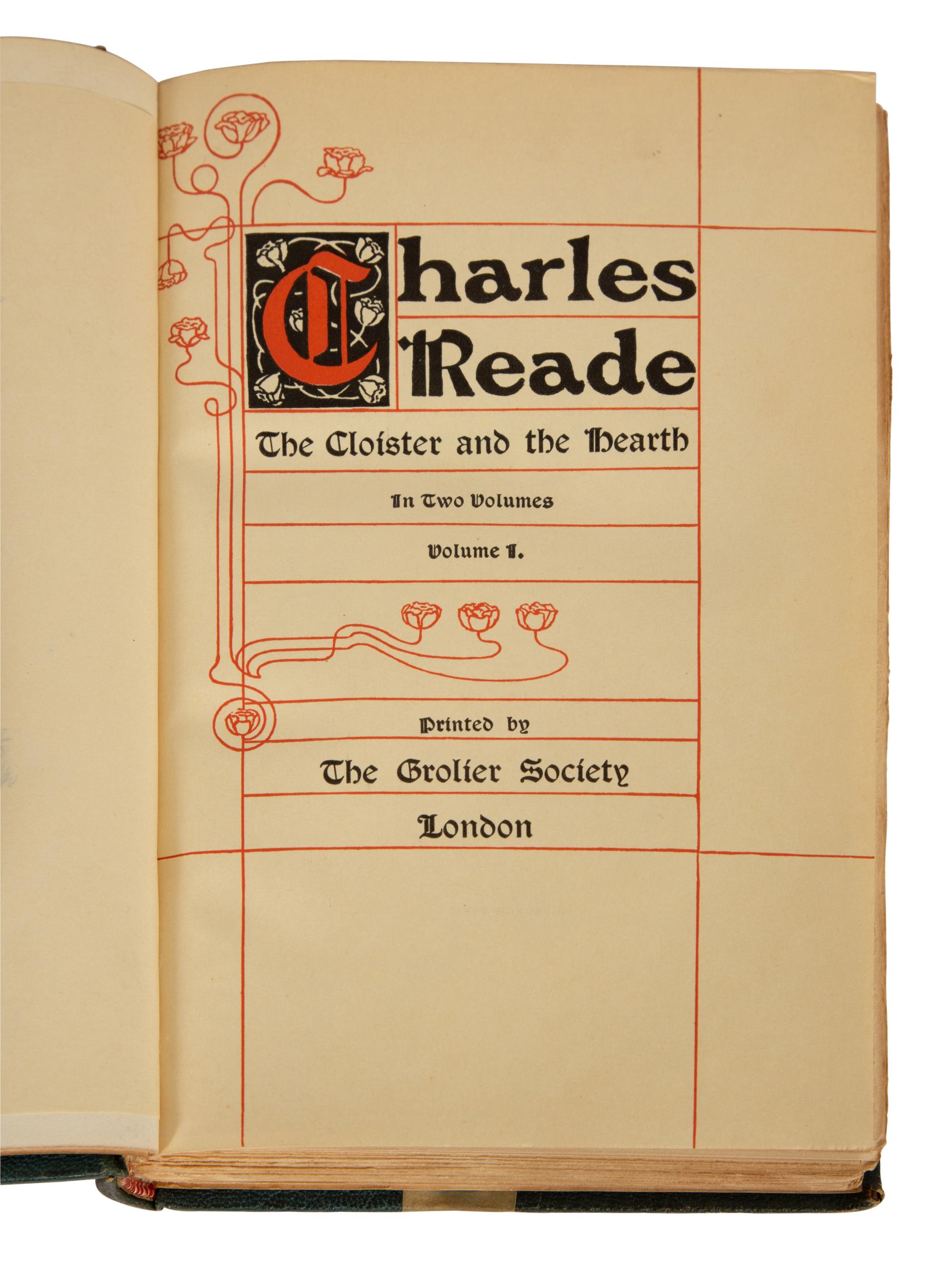 BINDINGS: Works of Charles Read , Autograph Edition, 21/5025 Volumes