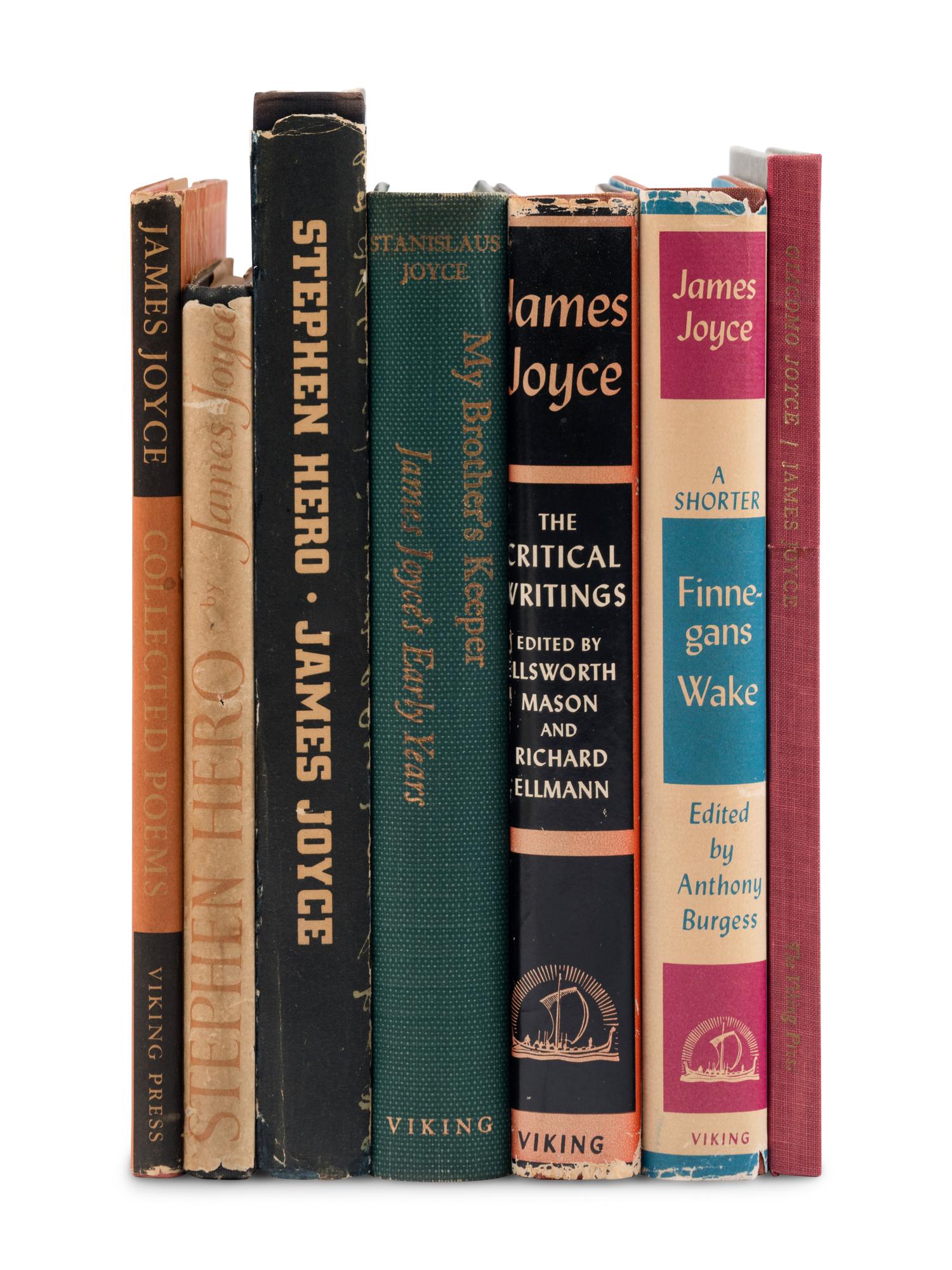 [JOYCE, James (1882-1941)]. A group of 7 FIRST EDITIONS, comprising: