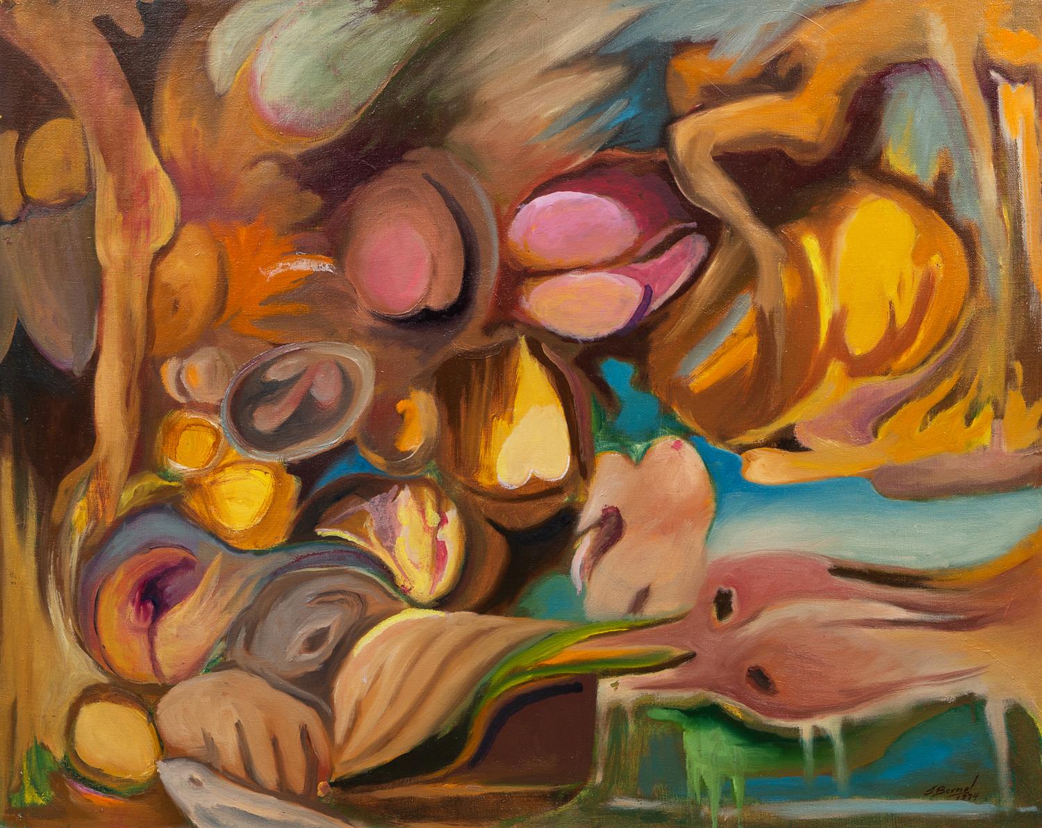 Jose Bernal, (American/Cuban, 1925-2010), Drought in Paradise, 1974