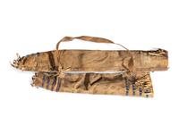 Sioux Child's Beaded Hide Bow Case and Quiver