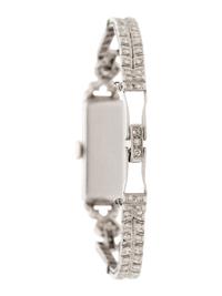 PLATINUM AND DIAMOND WATCH
