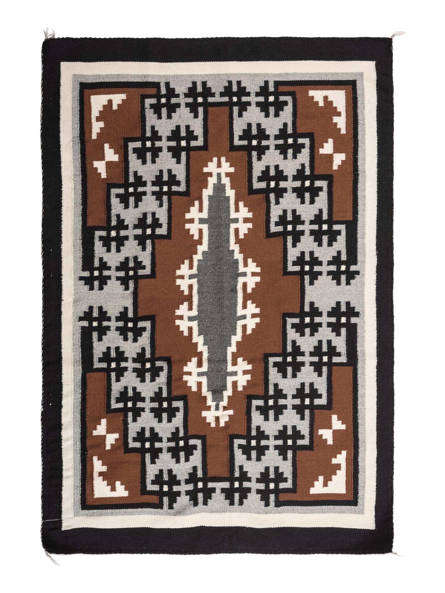 Navajo Two Grey Hills Weaving / Rug