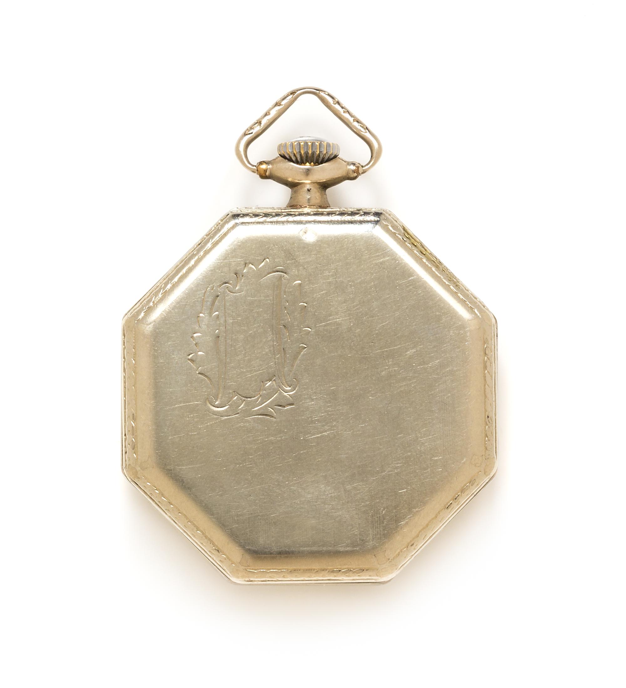 A Gold Filled Open Face Pocket Watch, Elgin, Circa 1913, 38.90 dwts.
