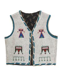 Sioux Beaded Hide Vest