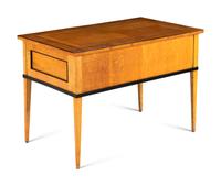 A Biedermeier Maple Desk