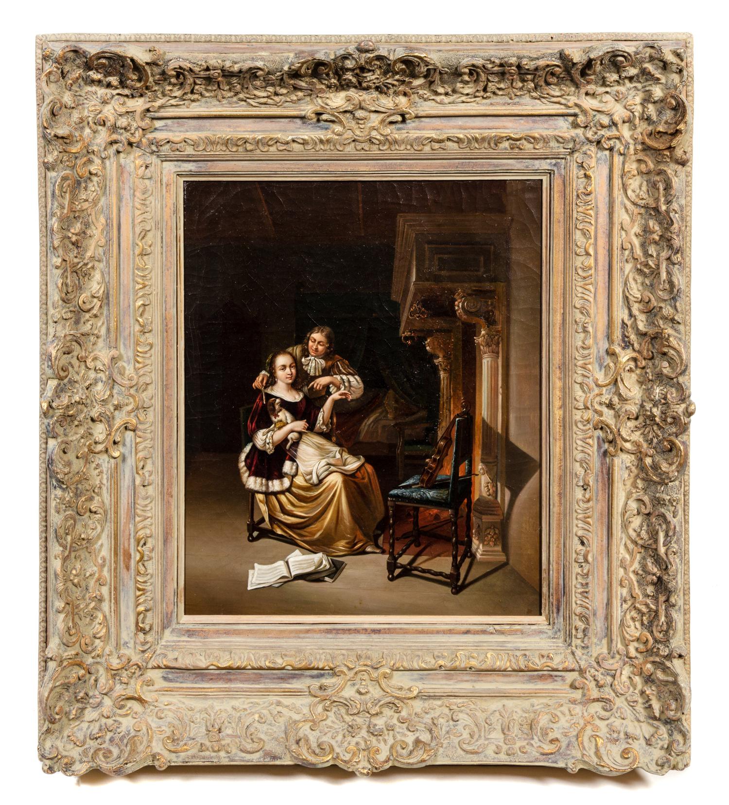 Dutch School, (19th Century), Dressing Scenes (a pair of works)