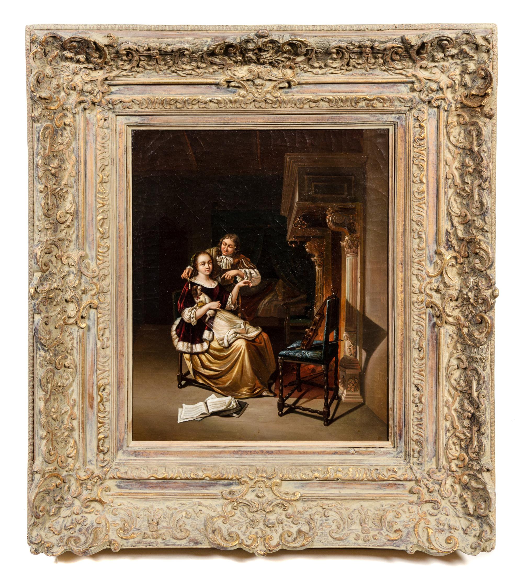 Dutch School, (19th Century), Dressing Scenes (a pair of works)