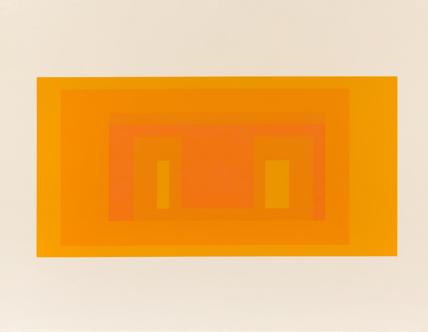 Josef Albers, (American/German, 1888-1976), I-S Va 6, (from Six Variants), 1969