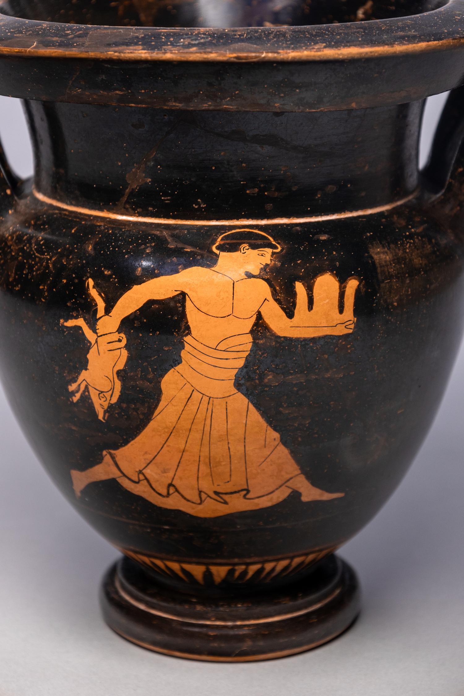 An Attic Red-Figured Column Krater