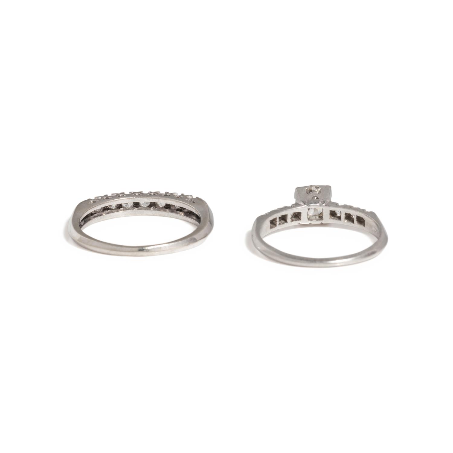 COLLECTION OF DIAMOND RINGS