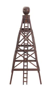 Two Models, An Oil Rig and a Wind Mill Height 26 inches (tallest)