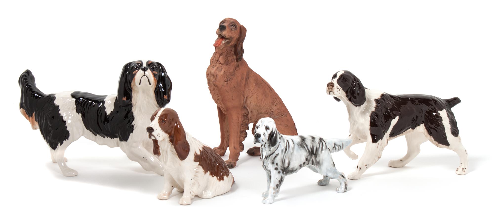 Four Royal Doulton Porcelain Figures Height of tallest 6 3/4 inches. — 20TH CENTURY