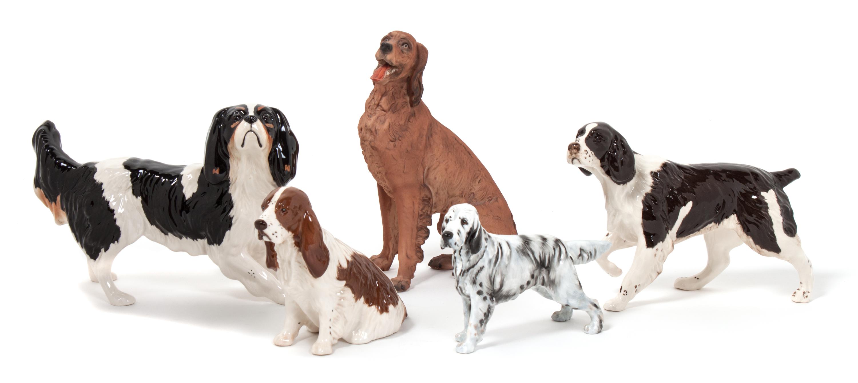 Four Royal Doulton Porcelain Figures Height of tallest 6 3/4 inches. — 20TH CENTURY