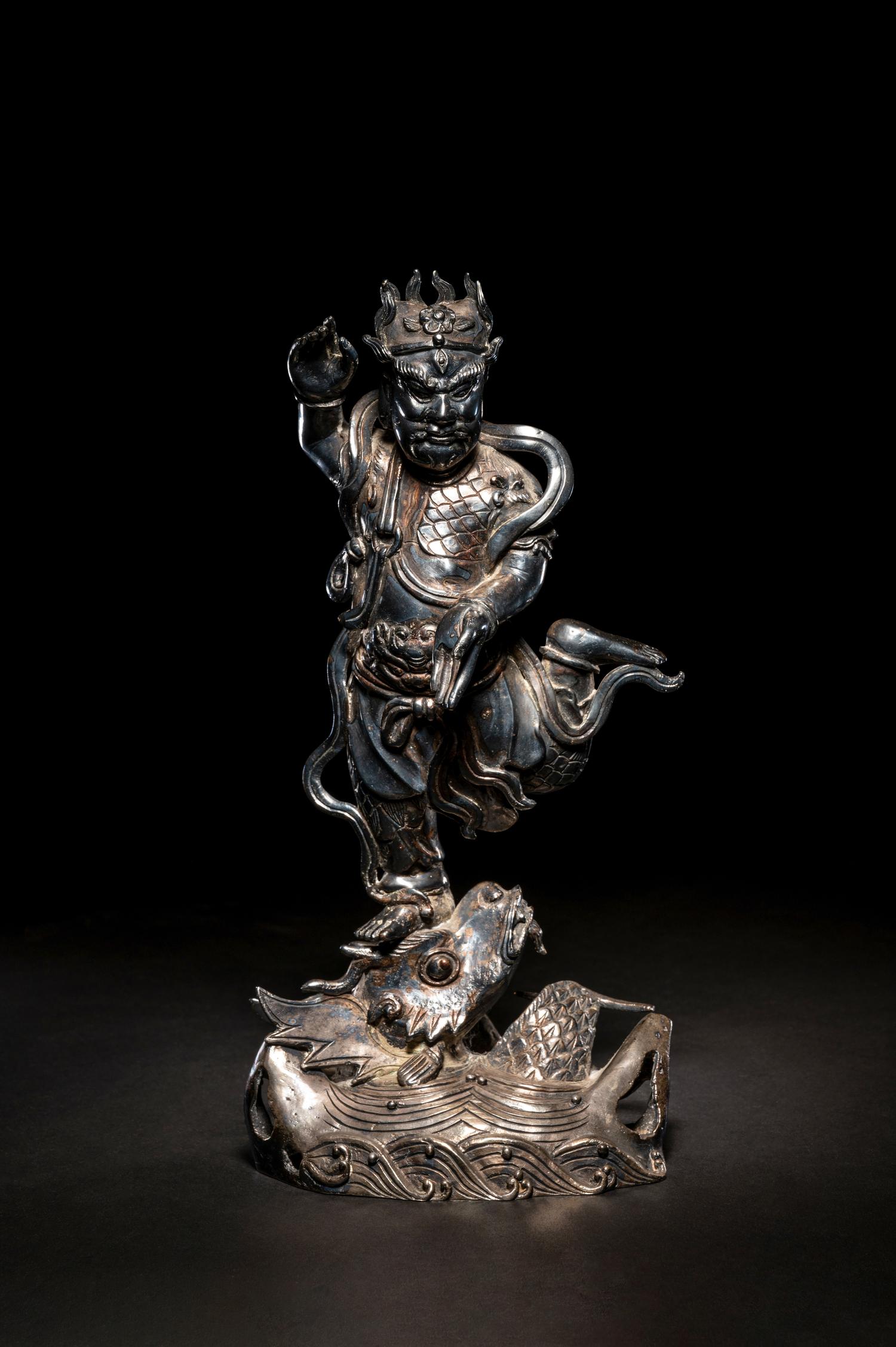 A Silver Figure of Immortal Kuixing