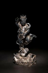 A Silver Figure of Immortal Kuixing